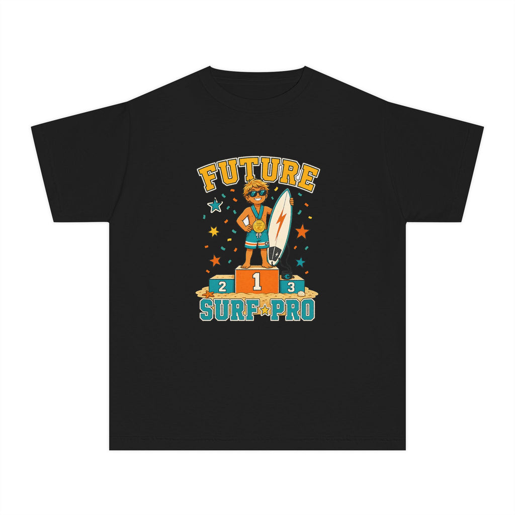 Future Surf Pro Kids Tee | Future Surfer Kids Shirt | Youth Beach T-Shirt | Surf Kid Gift