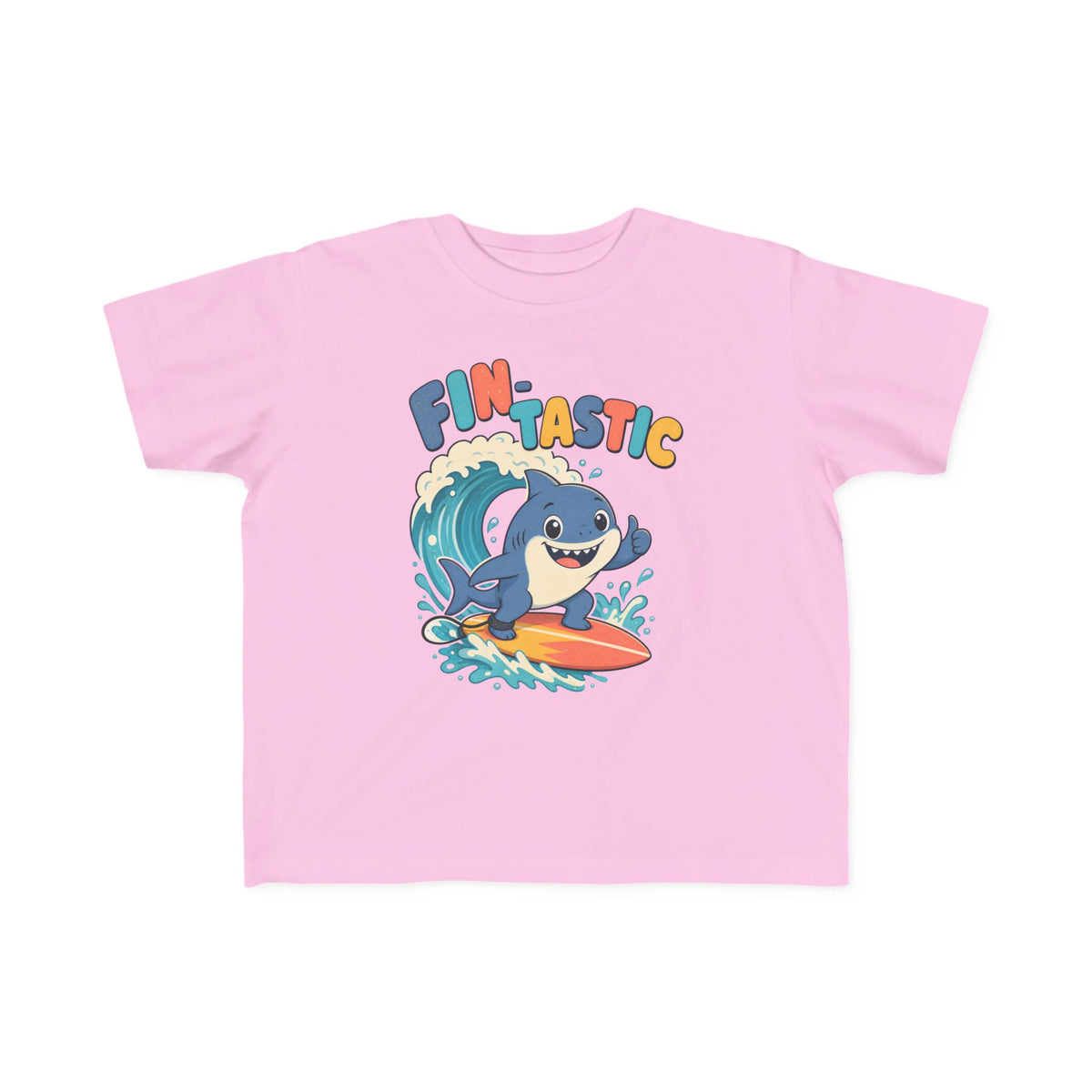 Fin-Tastic Kids Tee | Shark Surf Kids Shirt | Toddler Beach T-Shirt | Surf Kid Gift