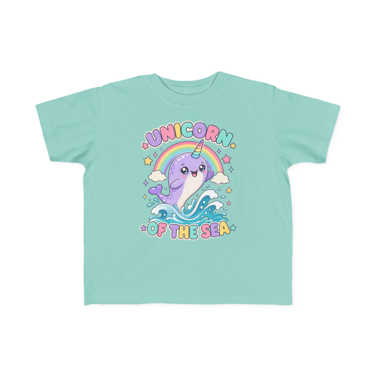 Unicorn Of The Sea Kids Tee | Narwhal Kids Shirt | Toddler Beach T-Shirt | Surf Kid Gift
