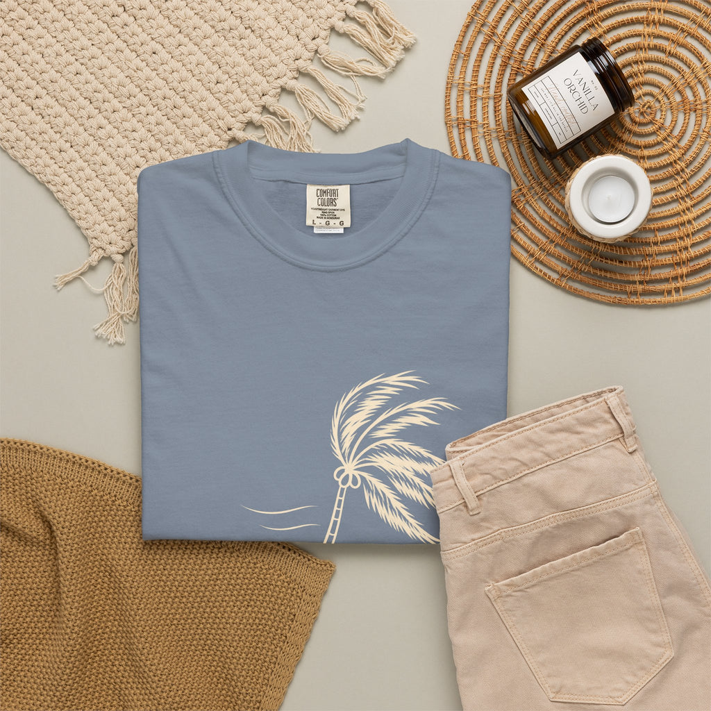 T-Shirt — Palm Tree "Bend Don’t Break" Graphic