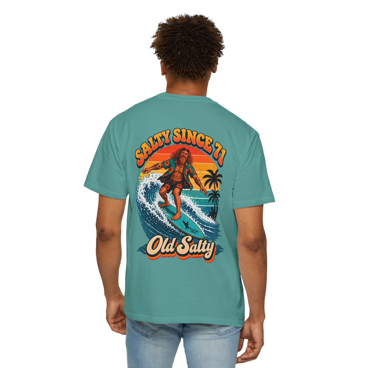 Old Salty Surf T-Shirt — "Salty Since '71" Vintage Beach Tee
