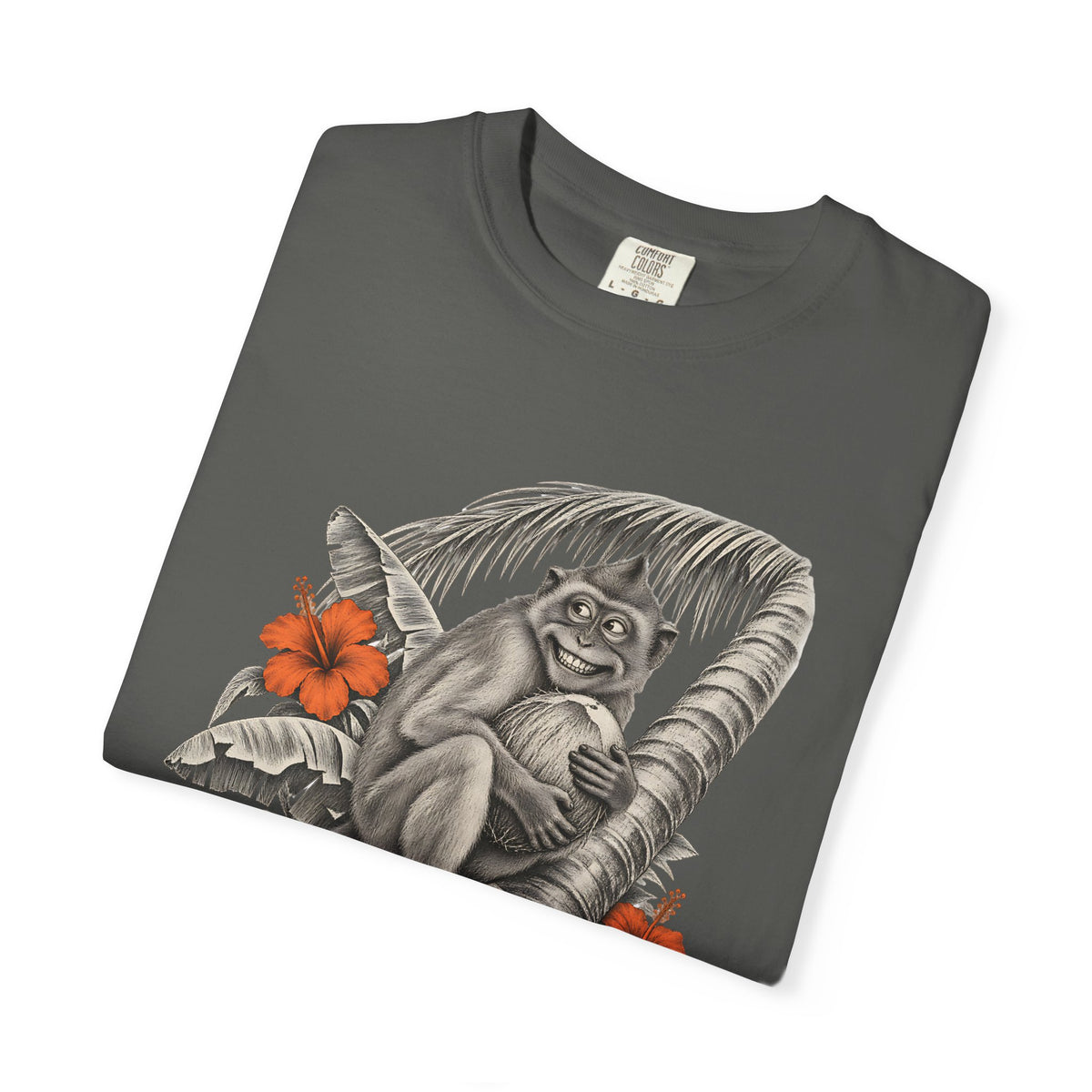 Tropically Unstable Monkey Shirt | Funny Vintage Jungle Tee | Comfort Colors T-Shirt