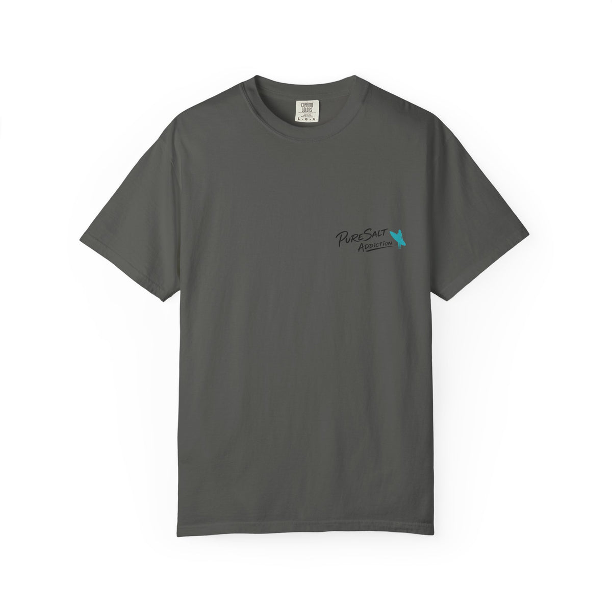 Surf Vintage T-Shirt — "Old Salty Surf Co. Est. Low Tide" Retro Beach Tee