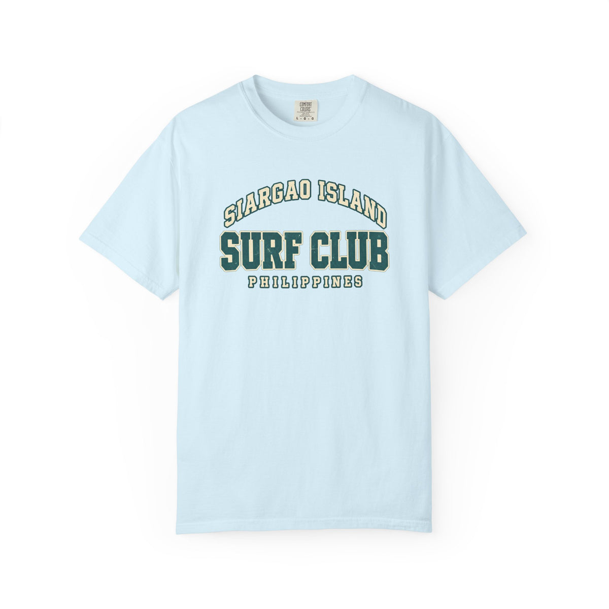 Siargao Island Surf Club Tee | Philippines Surf T-Shirt | Varsity Surf Shirt | Comfort Colors Travel Gift