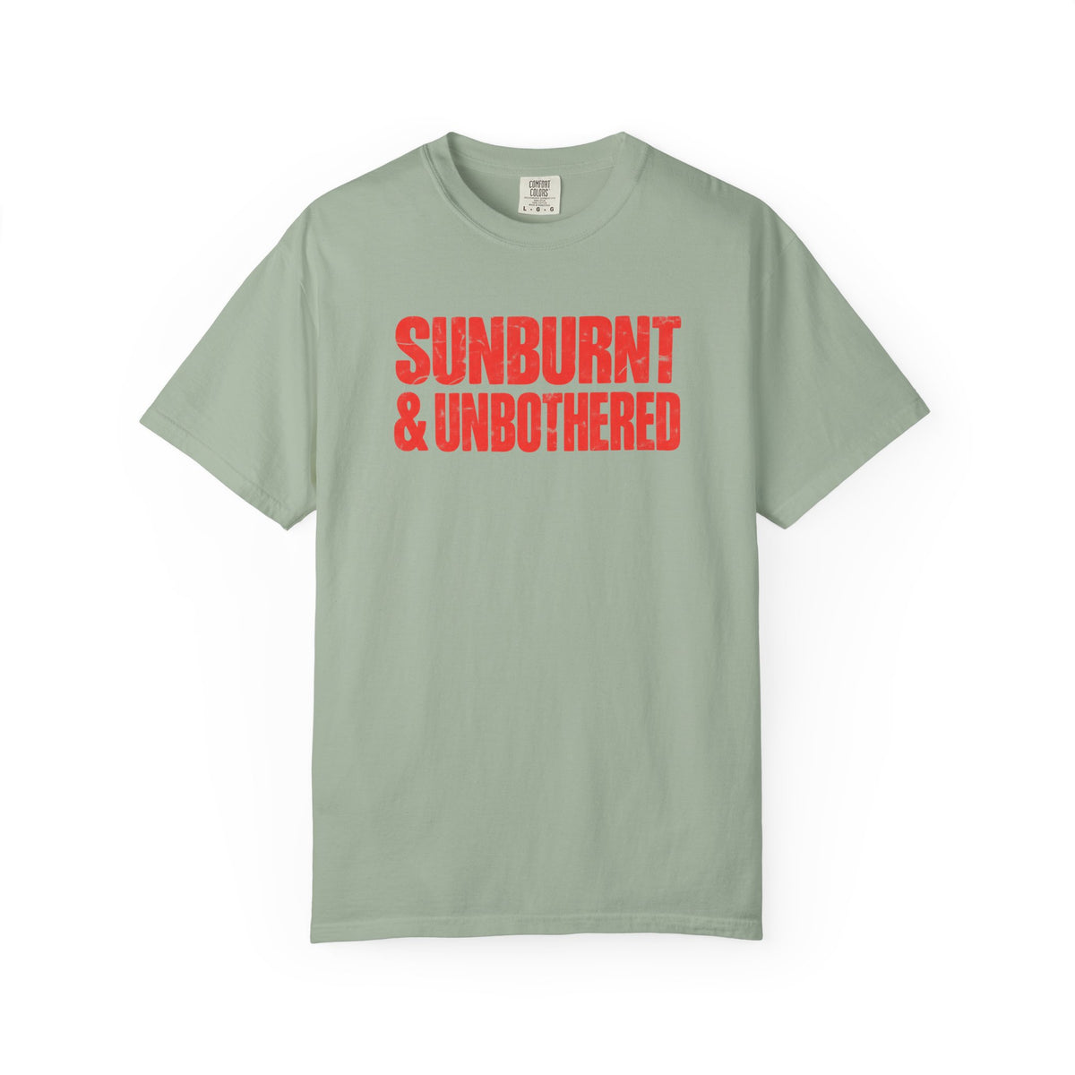 Sunburnt and Unbothered Tee | Funny Summer Shirt | Beach Vacation T-Shirt | Comfort Colors Womens Tee