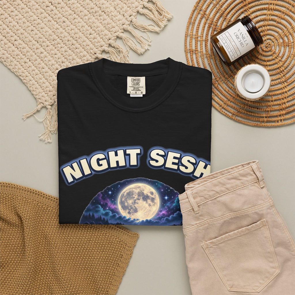 Otters Moon Bootleg Shirt | Night Sesh Funny Otter Tee | Comfort Colors T-Shirt