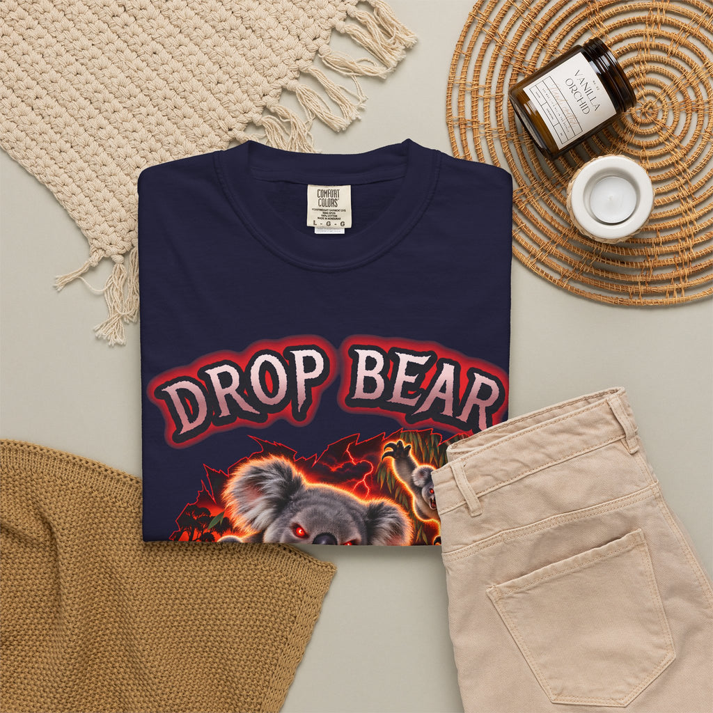 Drop Bear Shirt | Funny Koala Aussie Surf Tee | Comfort Colors T-Shirt