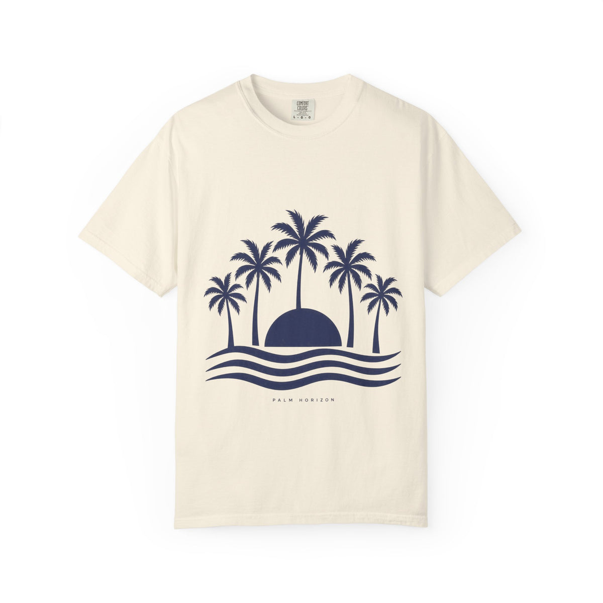 Palm Horizon Shirt | Minimal Sunset Palms Tee | Comfort Colors T-Shirt