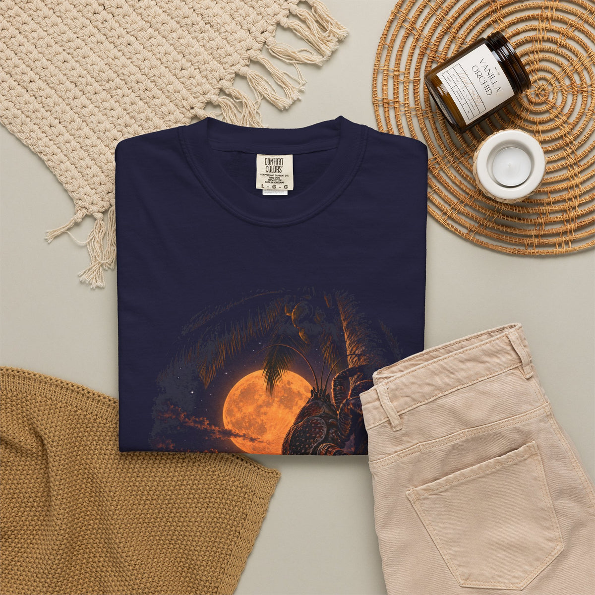 Night Shift Coconut Crab Shirt | Funny Night Owl Crab Tee | Comfort Colors T-Shirt