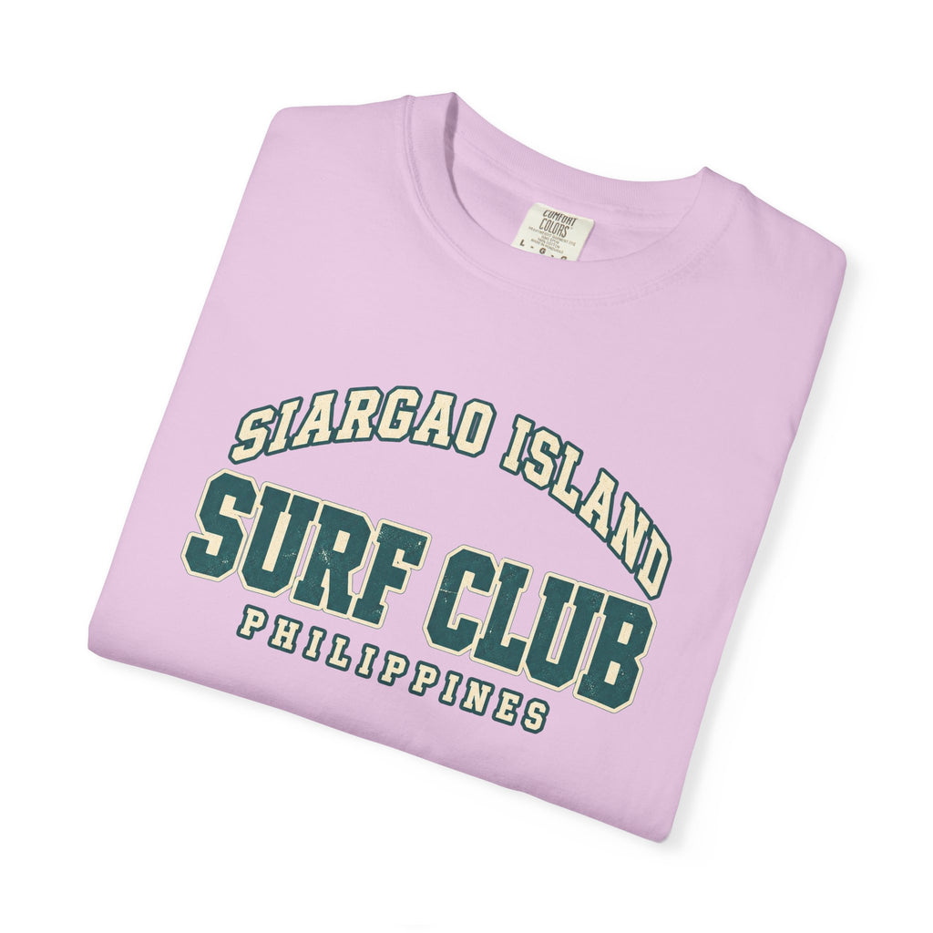 Siargao Island Surf Club Tee | Philippines Surf T-Shirt | Varsity Surf Shirt | Comfort Colors Travel Gift