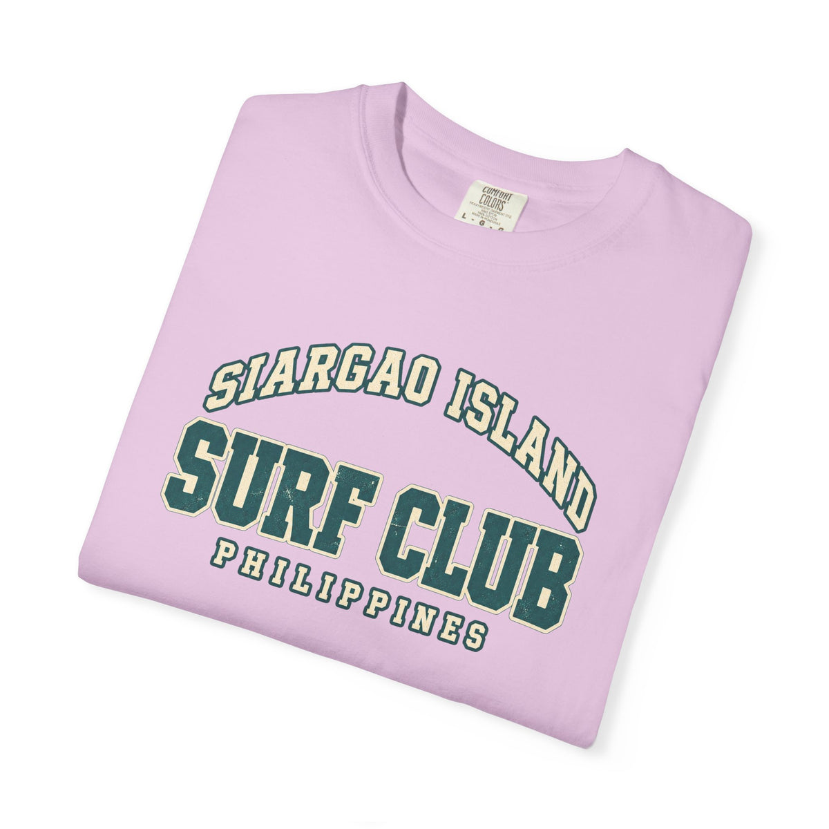 Siargao Island Surf Club Tee | Philippines Surf T-Shirt | Varsity Surf Shirt | Comfort Colors Travel Gift