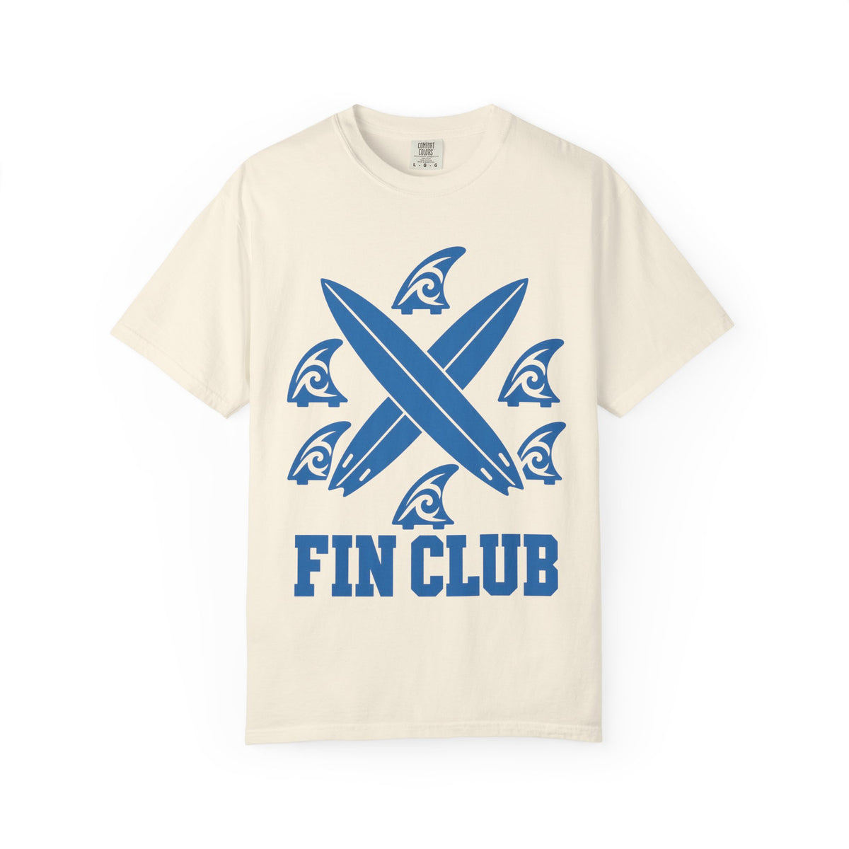 Fin Club Surf Shirt | Tribal Surf Fins Varsity Tee | Comfort Colors T-Shirt