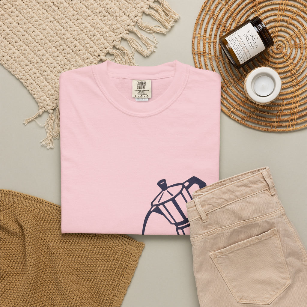 Rise And Ride Coffee Surf Shirt | Espresso Surfboard Tee | Comfort Colors T-Shirt