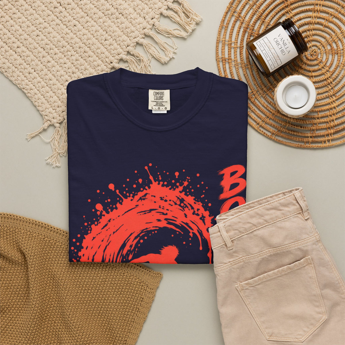 Born To Surf Shirt | Surfer Paint Splash Tee | Comfort Colors T-Shirt