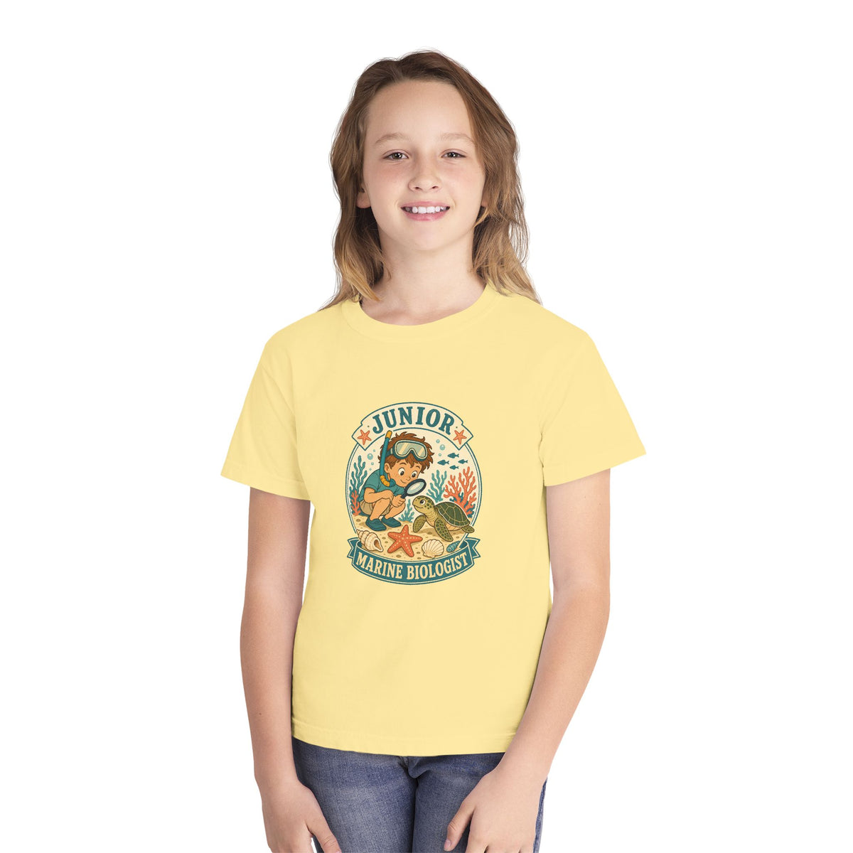 Junior Marine Biologist Kids Tee | Marine Biologist Kids Shirt | Youth Beach T-Shirt | Surf Kid Gift