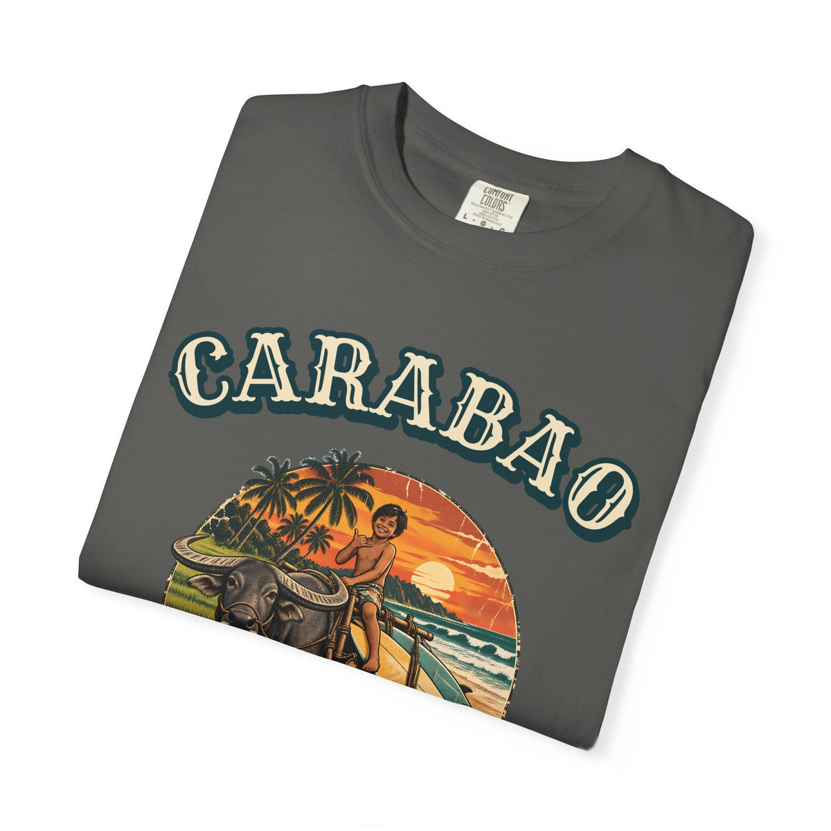 Carabao Surf Club Shirt | Philippines Water Buffalo Tee | Comfort Colors T-Shirt