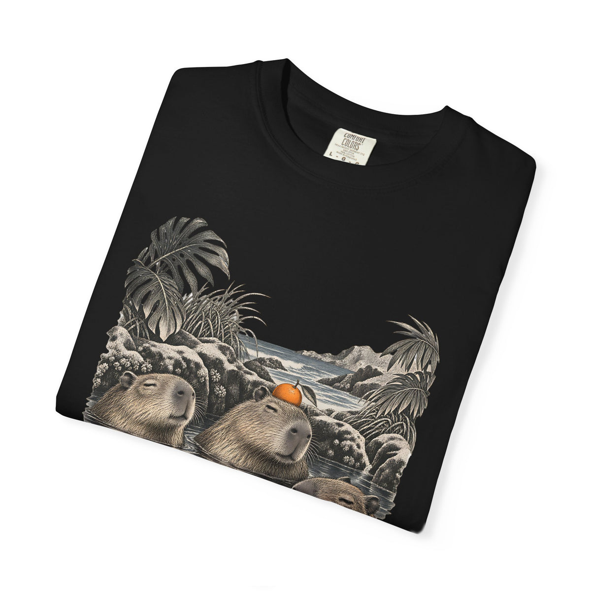 Left Unsupervised Capybaras Shirt | Funny Capybara Tee | Comfort Colors T-Shirt