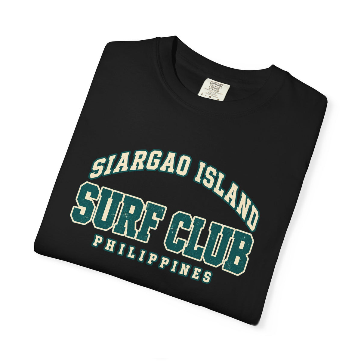 Siargao Island Surf Club Tee | Philippines Surf T-Shirt | Varsity Surf Shirt | Comfort Colors Travel Gift