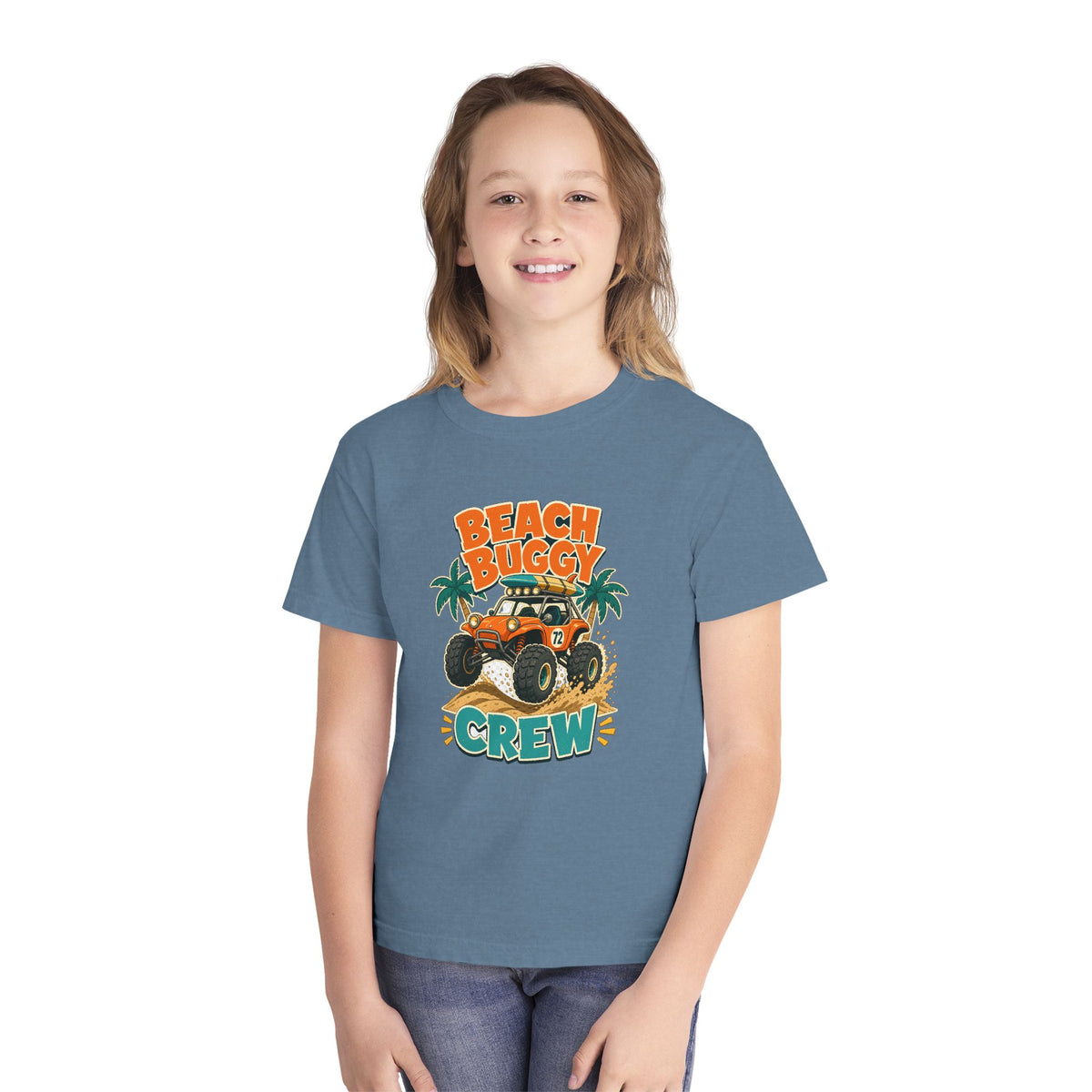 Beach Buggy Crew Kids Tee | Beach Buggy Kids Shirt | Youth Beach T-Shirt | Surf Kid Gift