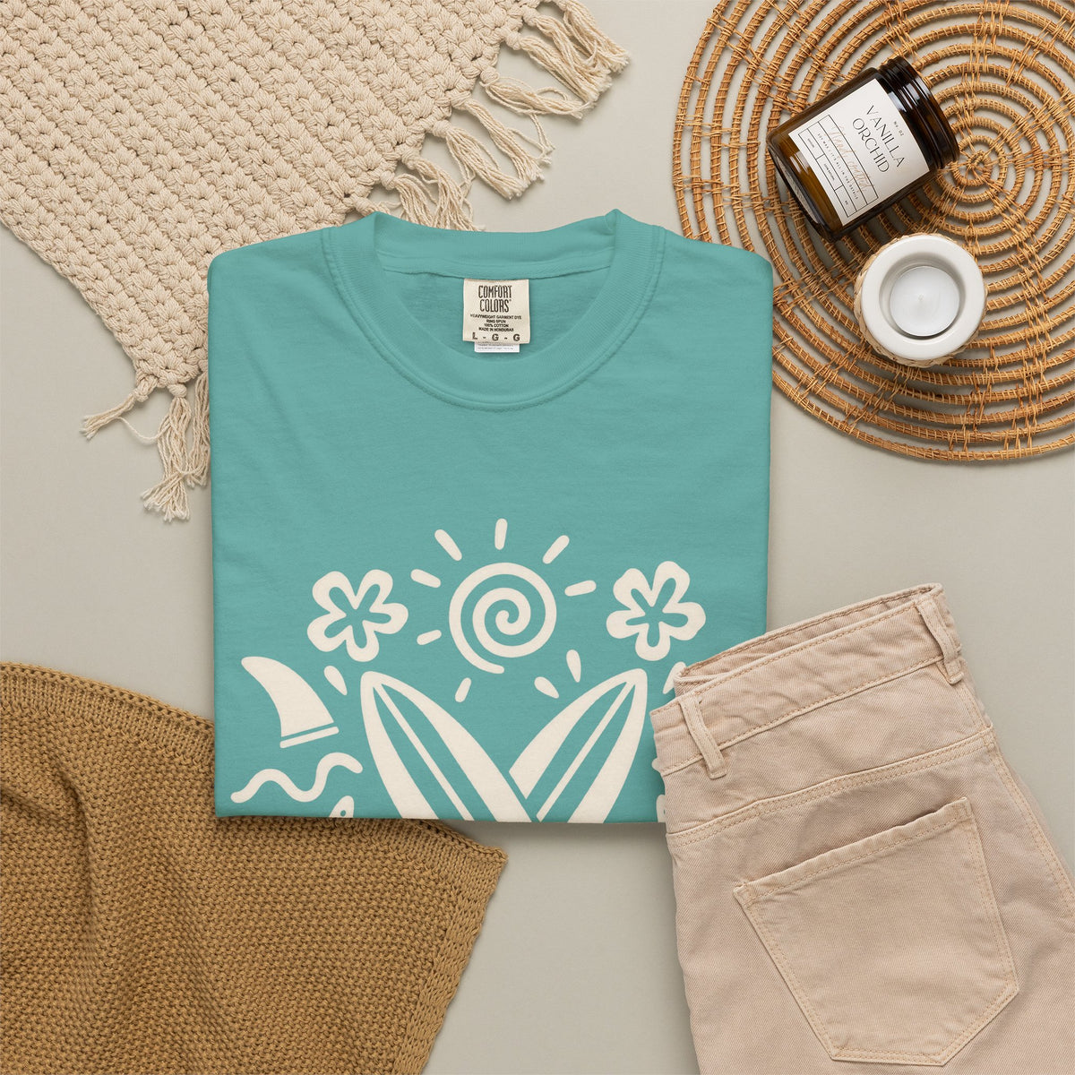 Board Meeting Surf Shirt | Funny Crossed Surfboards Tee | Comfort Colors T-Shirt