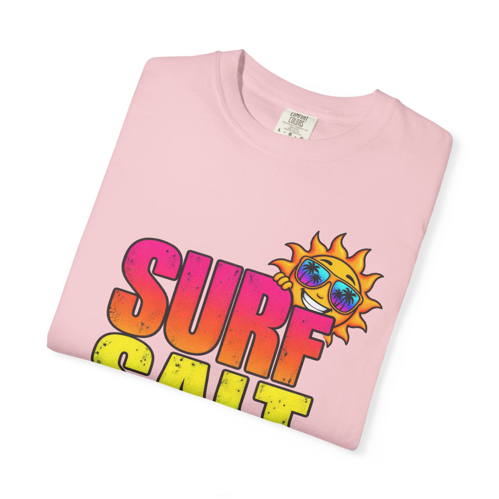 Surf Salt Soul Tee | Retro Surf Graphic Shirt | Colorful Beach T-Shirt | Comfort Colors