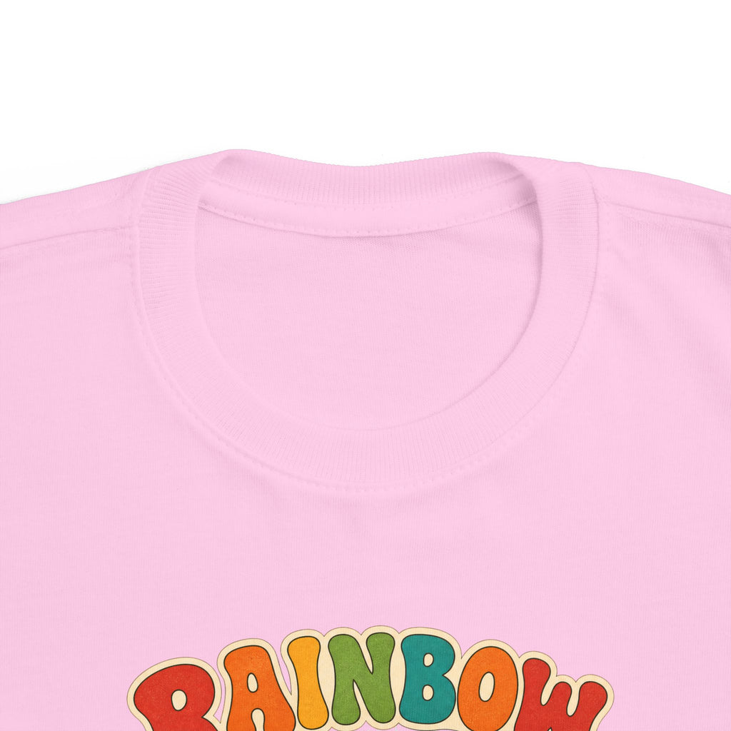 Rainbow Wave Rider Kids Tee | Rainbow Wave Kids Shirt | Toddler Beach T-Shirt | Surf Kid Gift