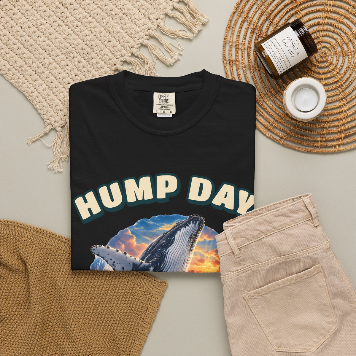 Hump Day Whale Shirt | Funny Humpback Whale Tee | Comfort Colors T-Shirt