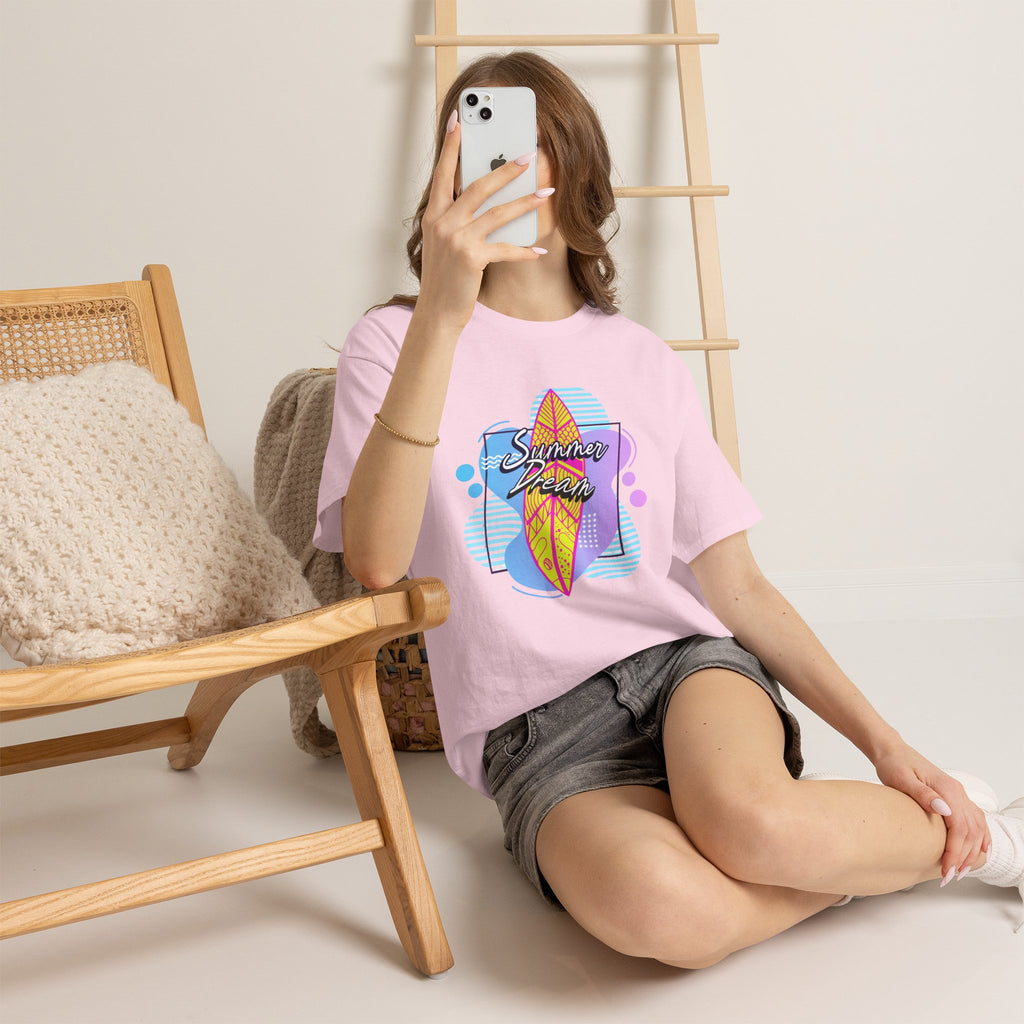 Women's Summer Wave Crop Tee