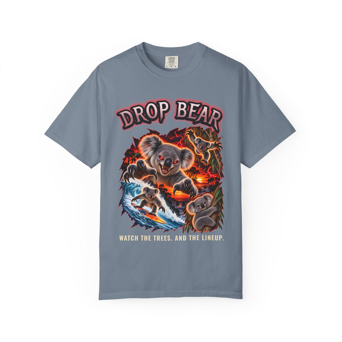 Drop Bear Shirt | Funny Koala Aussie Surf Tee | Comfort Colors T-Shirt