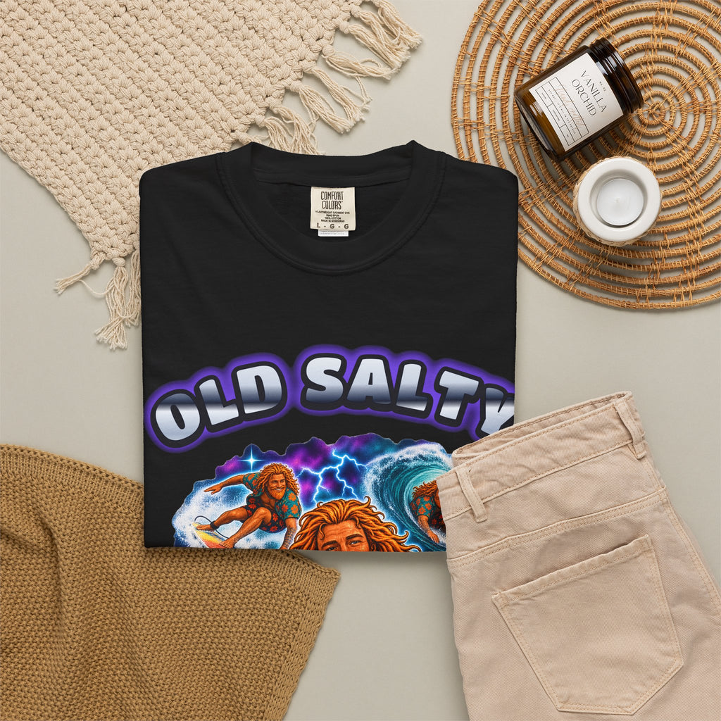 Old Salty Bootleg Shirt | 90s Rap Tee Style Surf Tour Tee | Comfort Colors T-Shirt