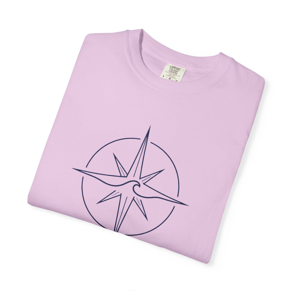 Wander By The Sea Tee | Compass Rose Nautical Shirt | Minimalist Travel T-Shirt | Comfort Colors Seafoam