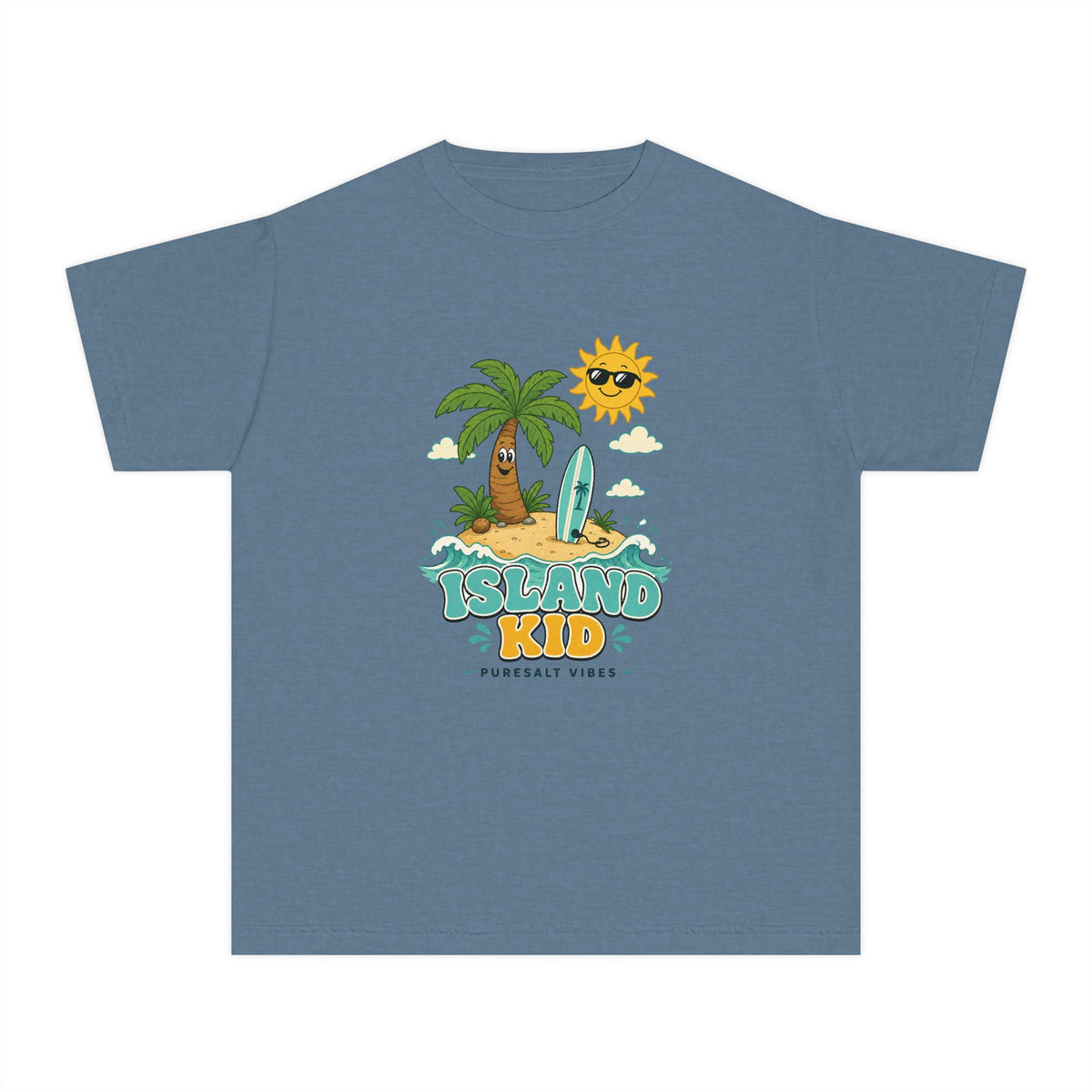 Island Kid Kids Tee | Island Kid Shirt | Youth Beach T-Shirt | Surf Kid Gift