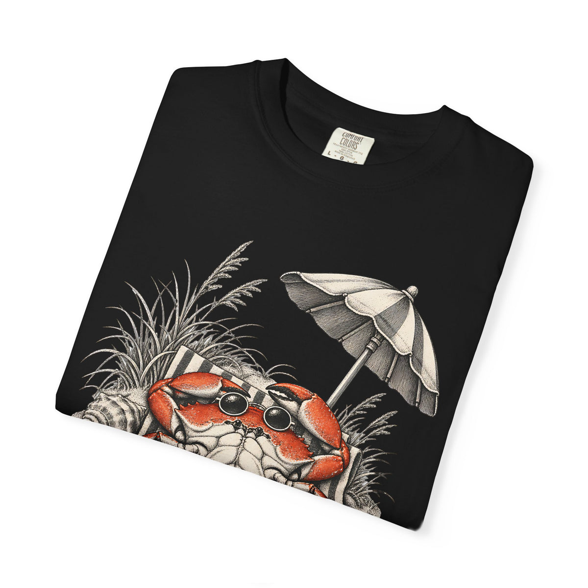 Sunburnt And Unbothered Crab Shirt | Funny Beach Crab Tee | Comfort Colors T-Shirt