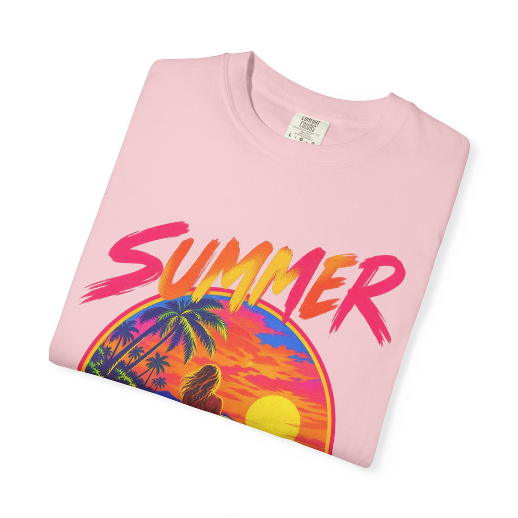Summer Never Ends Tee | Retro Endless Summer Shirt | Tropical T-Shirt | Comfort Colors