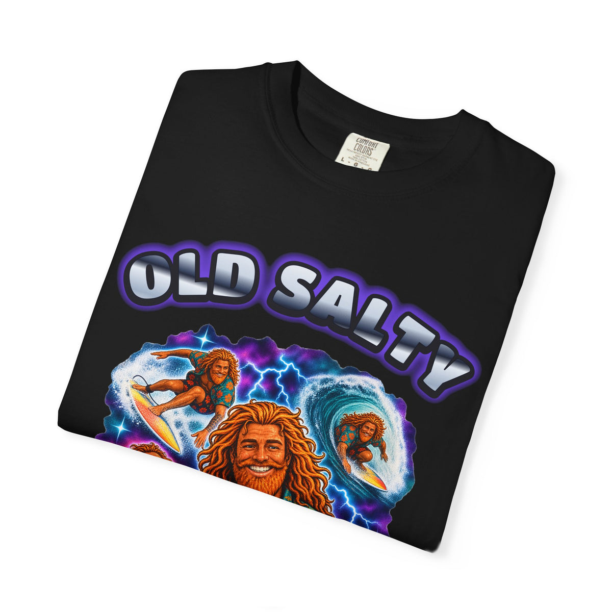 Old Salty Bootleg Shirt | 90s Rap Tee Style Surf Tour Tee | Comfort Colors T-Shirt