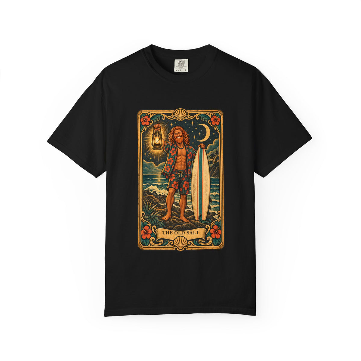 The Old Salt Tarot Card Shirt | Vintage Sailor Tarot Tee | Comfort Colors T-Shirt