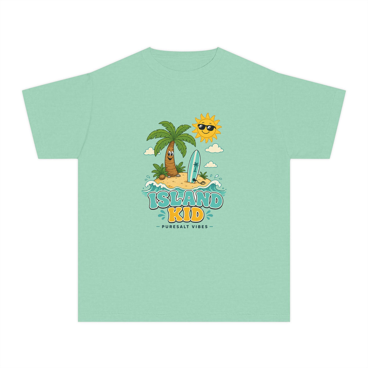 Island Kid Kids Tee | Island Kid Shirt | Youth Beach T-Shirt | Surf Kid Gift