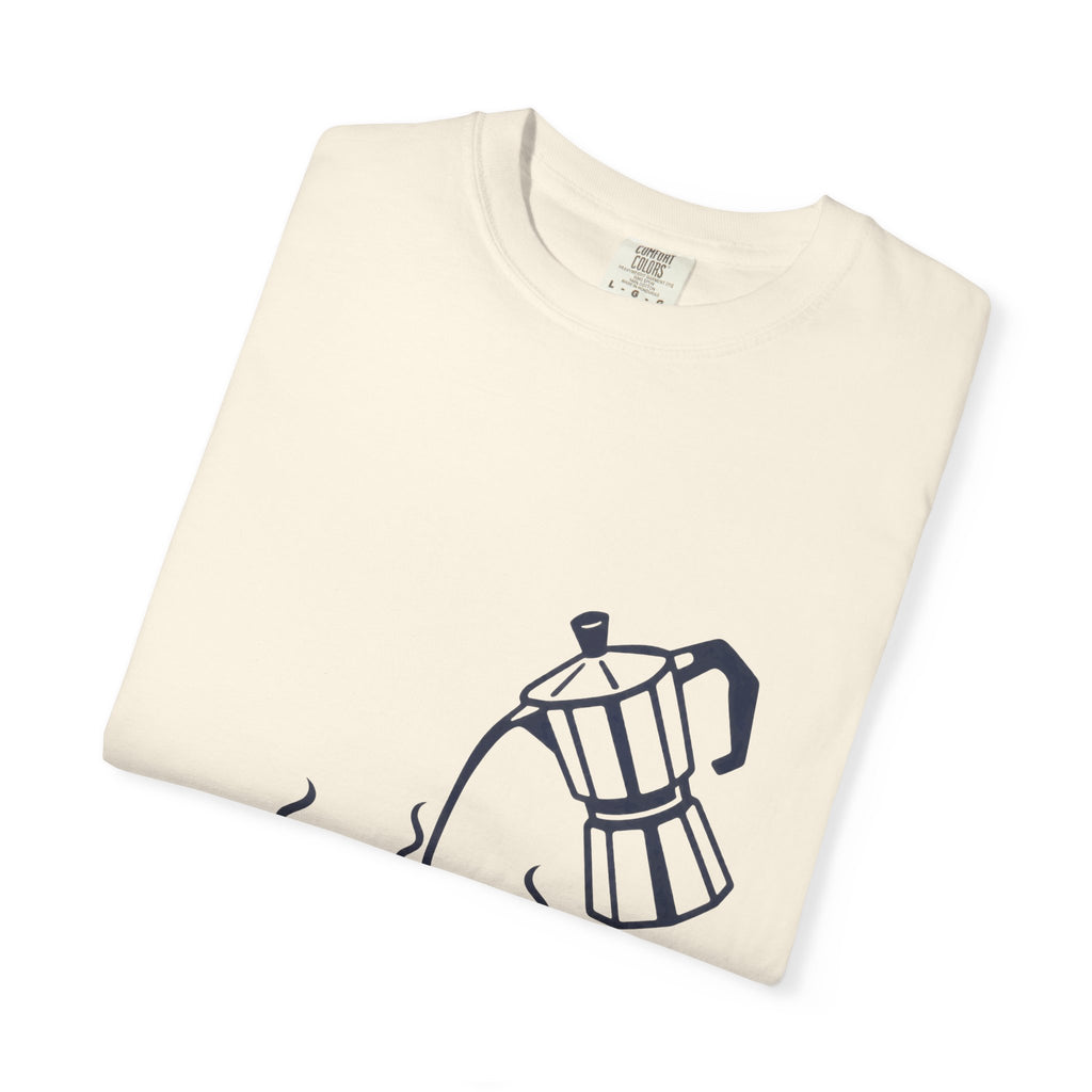 Rise And Ride Coffee Surf Shirt | Espresso Surfboard Tee | Comfort Colors T-Shirt