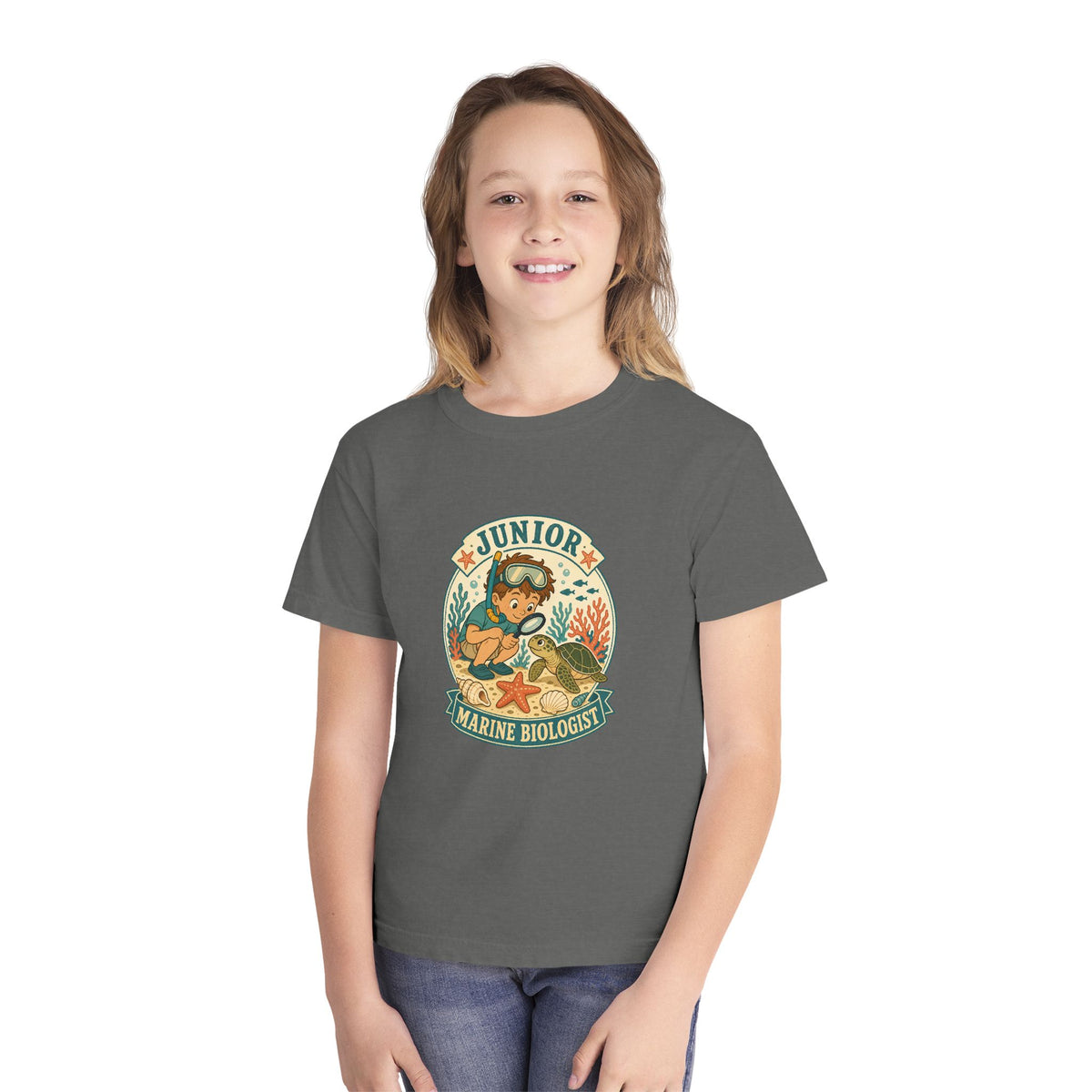 Junior Marine Biologist Kids Tee | Marine Biologist Kids Shirt | Youth Beach T-Shirt | Surf Kid Gift
