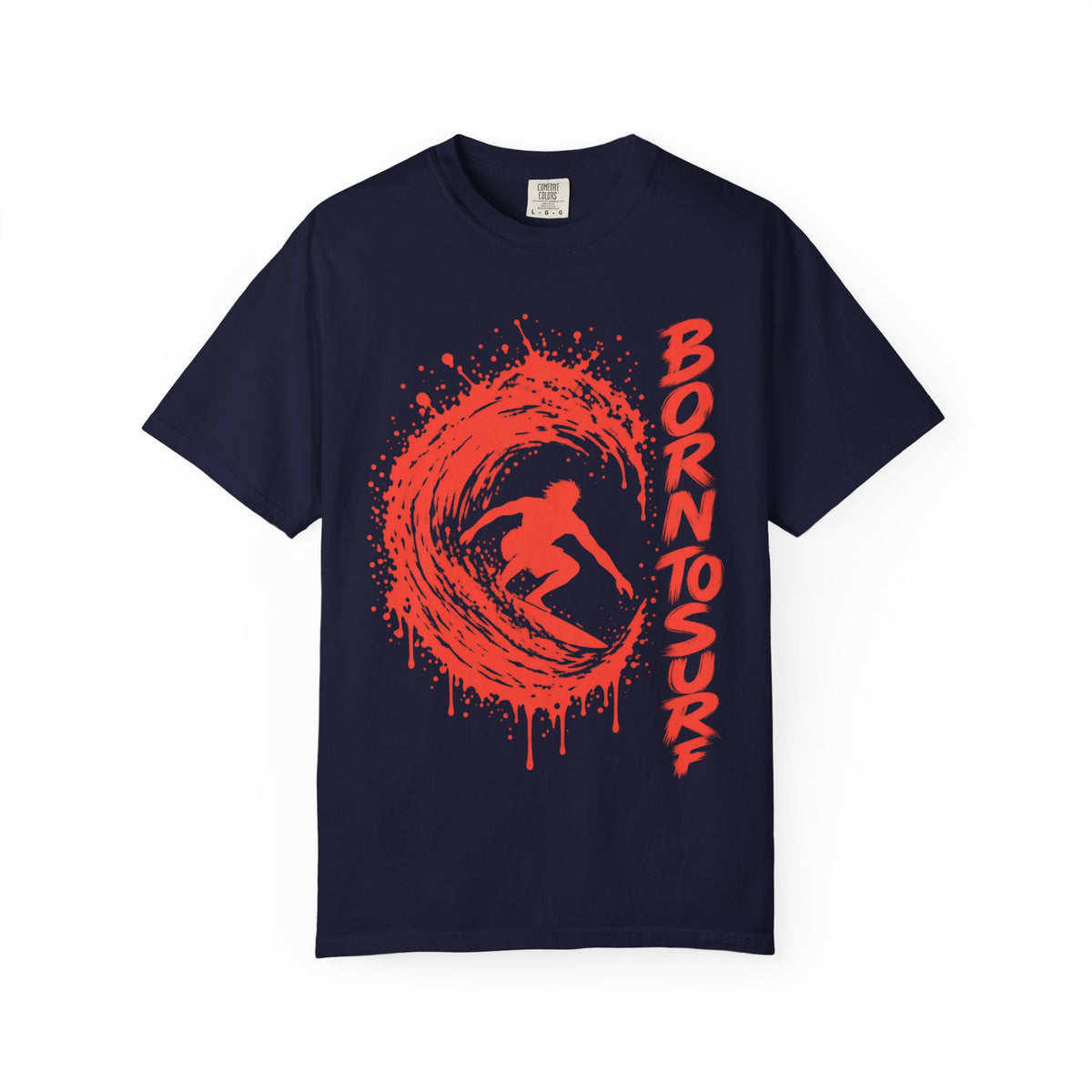Born To Surf Shirt | Surfer Paint Splash Tee | Comfort Colors T-Shirt