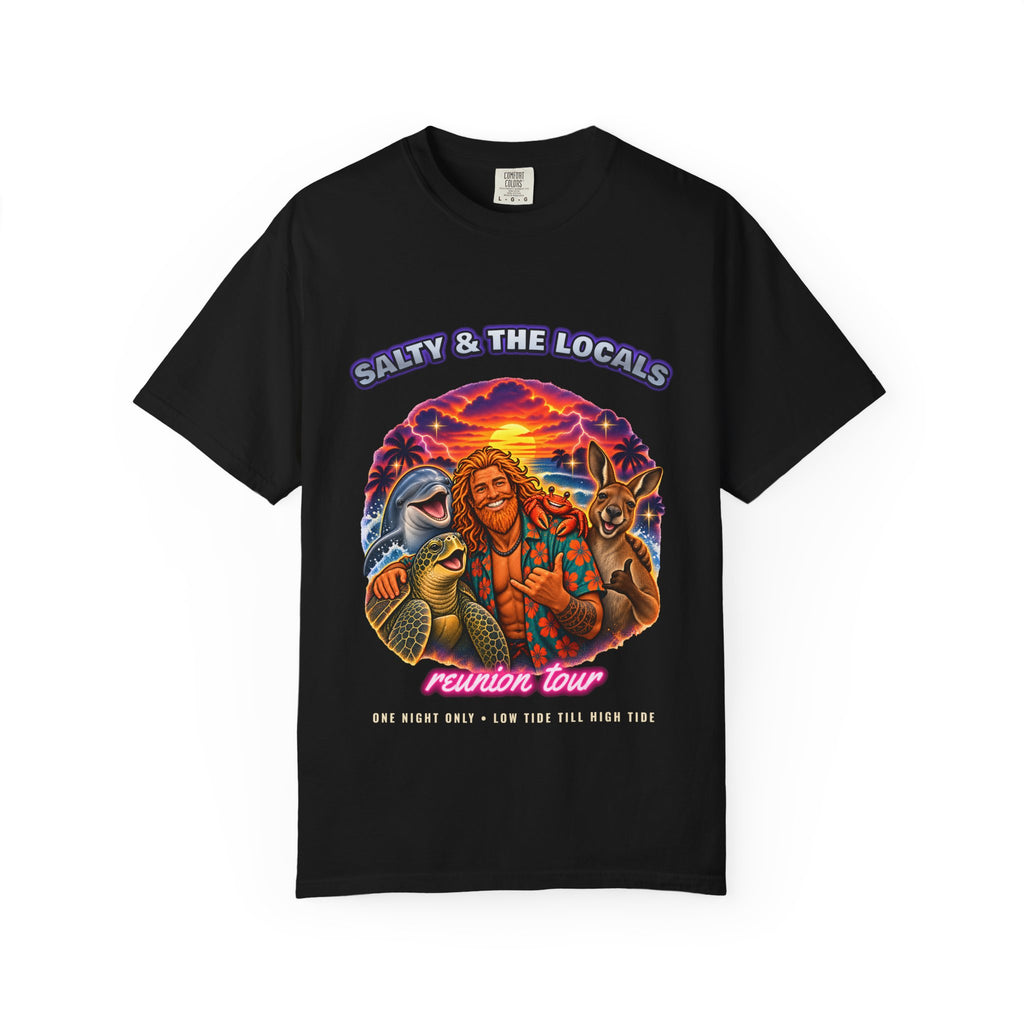 Salty And The Locals Tour Shirt | Reunion Tour Bootleg Tee | Comfort Colors T-Shirt