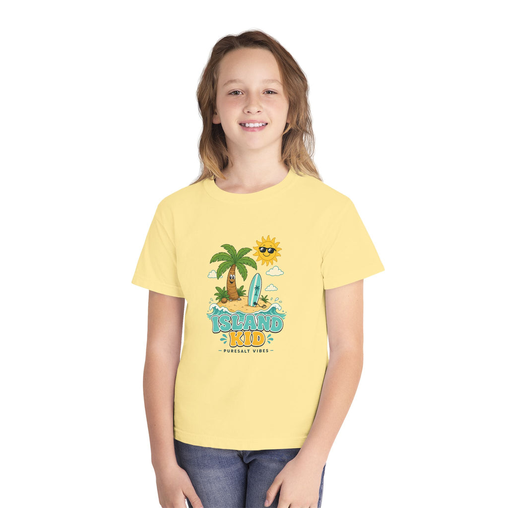 Island Kid Kids Tee | Island Kid Shirt | Youth Beach T-Shirt | Surf Kid Gift