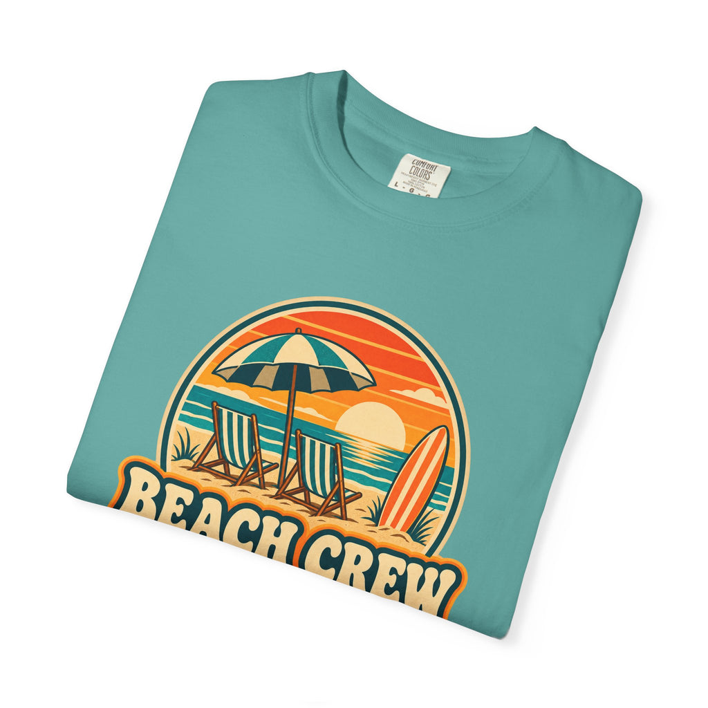 Beach Crew 2027 Tee | Matching Family Vacation Shirt | Group Beach Trip T-Shirt | Comfort Colors White