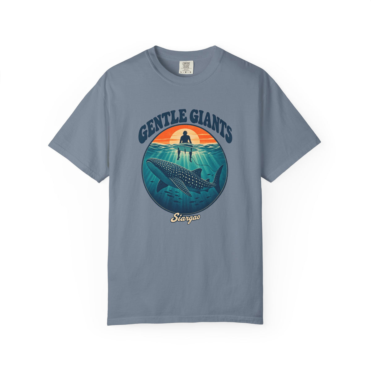 Gentle Giants Whale Shark Tee | Siargao Ocean Shirt | Vintage Marine Life T-Shirt | Comfort Colors Gift