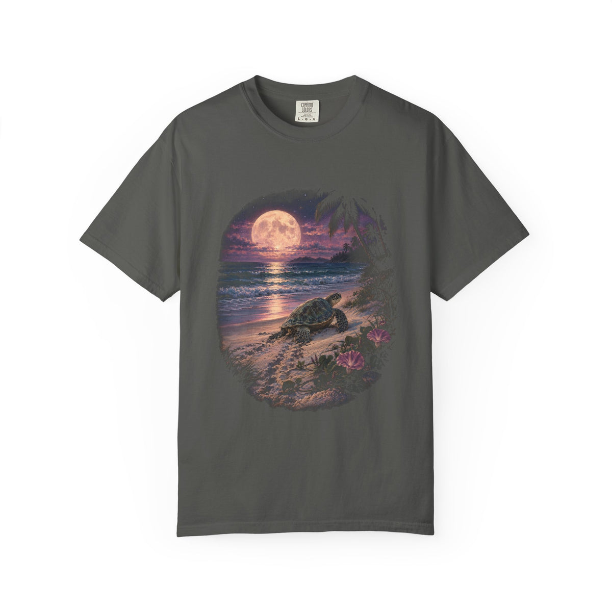 Nesting Moon Sea Turtle Shirt | Vintage Turtle Moon Tee | Comfort Colors T-Shirt