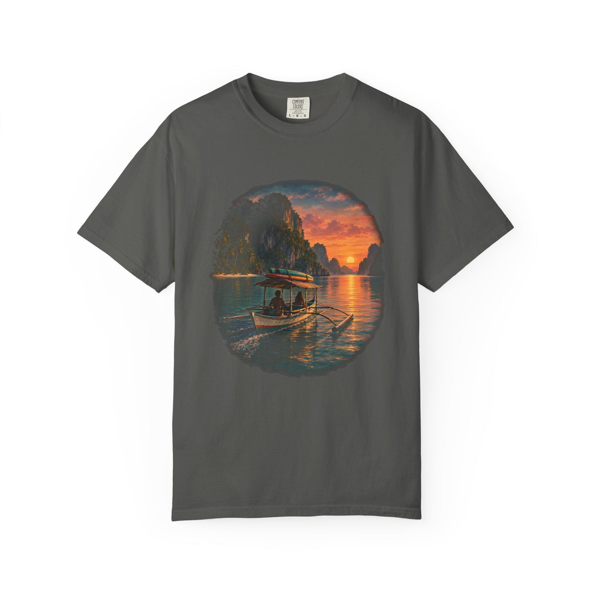 Island Bangka Boat Shirt | Vintage Philippines Tee | Comfort Colors T-Shirt
