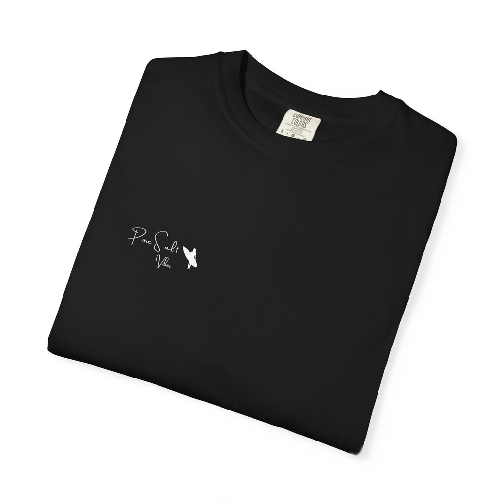 Live by the Waves Die by the Waves T-shirt | Surf Sunset Cabin Retro