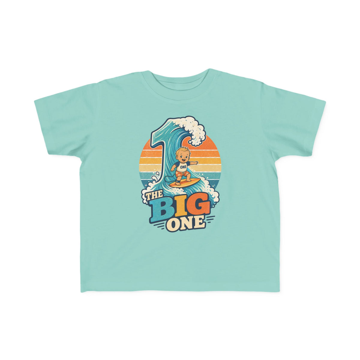 The Big One Kids Tee | 1st Birthday Surf Shirt | Toddler Beach T-Shirt | Surf Kid Gift