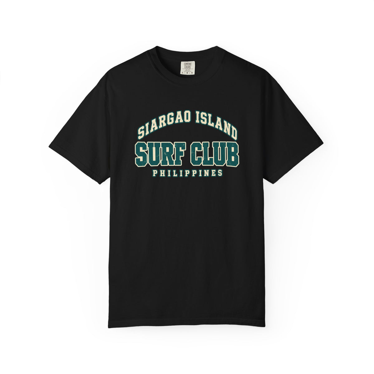 Siargao Island Surf Club Tee | Philippines Surf T-Shirt | Varsity Surf Shirt | Comfort Colors Travel Gift