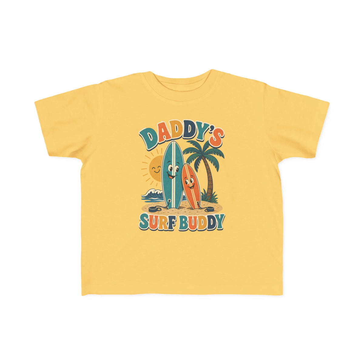 Daddy's Surf Buddy Kids Tee | Daddy Surf Buddy Shirt | Toddler Beach T-Shirt | Surf Kid Gift